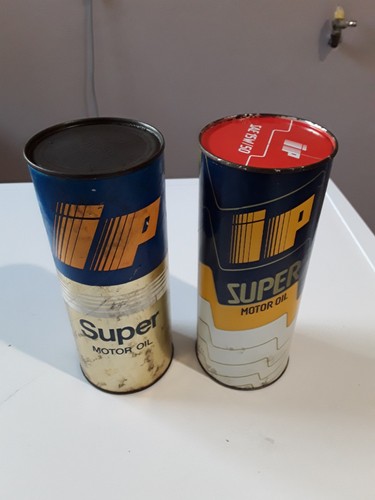 Coppia lattine olio vintage - lattine,
