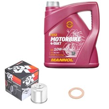 Honda VT 1300 CX SC61A 2015, MANNOL 10W40 4L, K&N Ölfilter Set