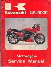 KAWASAKI GPZ900R A1 1984 MANUALE OFFICINA ORIGINALE DI FABBRICA