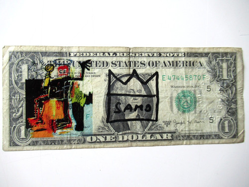 Basquiat banconota da - j.m.basquiat:,