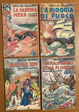 Emilio Salgari Ed.Sonzogno 1941 lotto n° 4 Racconti illustrati n°56-59-61-62