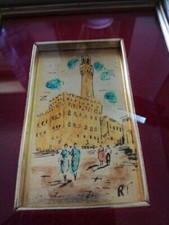 Gold foil painting certified - gold,