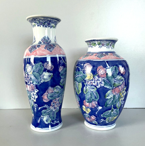 Coppia vaso vintage porcellana - coppia,