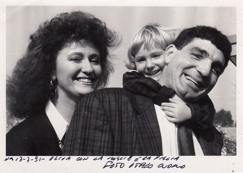 Patrizio oliva con moglie - moglie, e