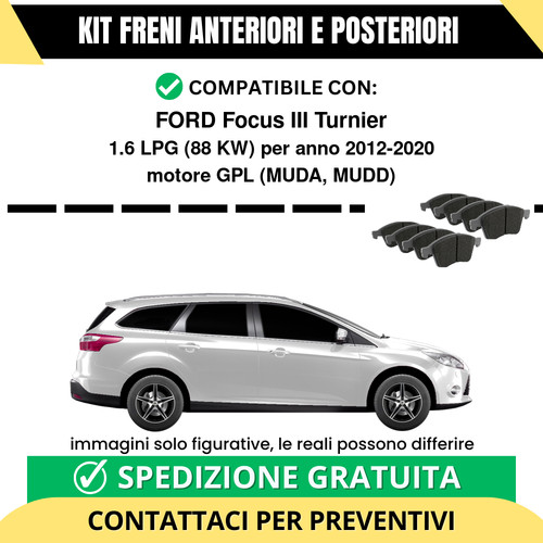 Pastiglie freno ant post - ant,