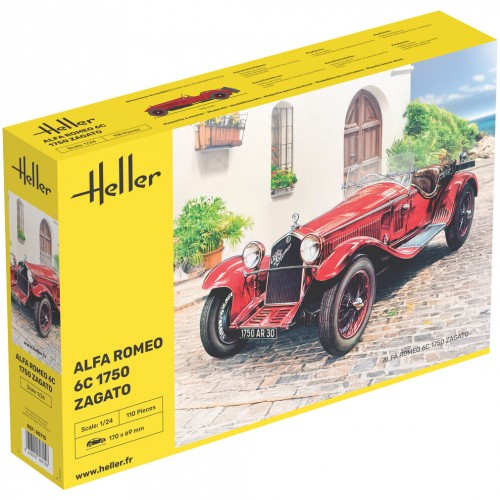 Heller alfa romeo 1750 - alfa, 6c