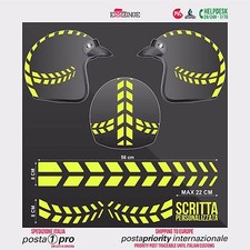 Kit GIALLO FLUO Frecce Strisce