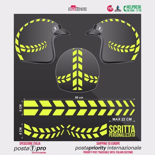 Kit giallo fluo frecce - giallo,
