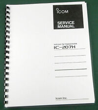 Icom IC-207H Manuale di Servizio: con Schema 11"X32", Cover Protettive