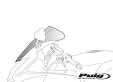 PUIG CUPOLINO STANDARD TIPO ORIGINALE compatibile con YAMAHA TZR50 2003-2016