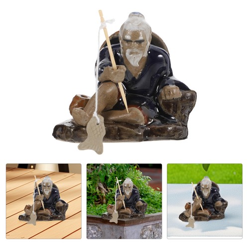 Statuina giardino ceramica - statuina,