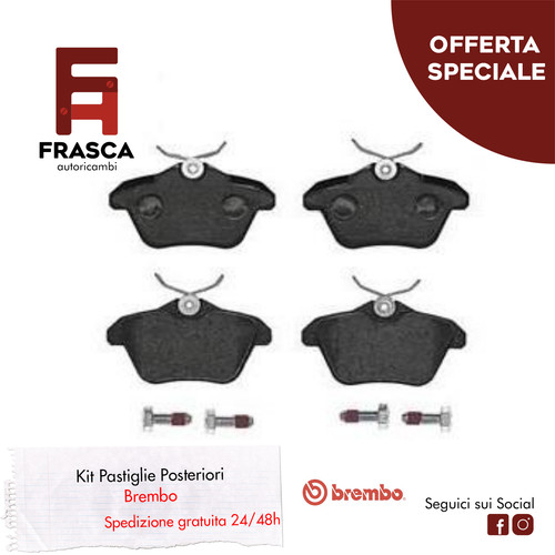 Pastiglie freno posteriori - pastiglie,