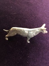 Cane miniatura in argento