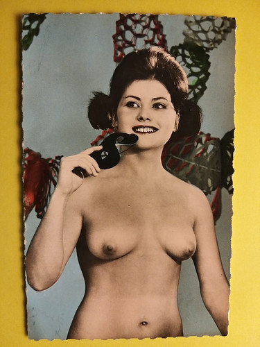 Cartolina nudo femminile - cartolina,