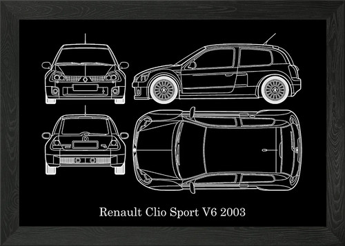 Quadro renault clio sport - clio,