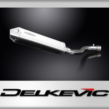 Suzuki GSXR1000 K7-K8 2007-08 Kit Bidone Silenziatore Scarico Inox Triovale 420mm