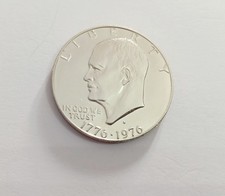 moneta Nuova  In  argento 925 Bicentenario 1776-1976 Un Dollaro Americano