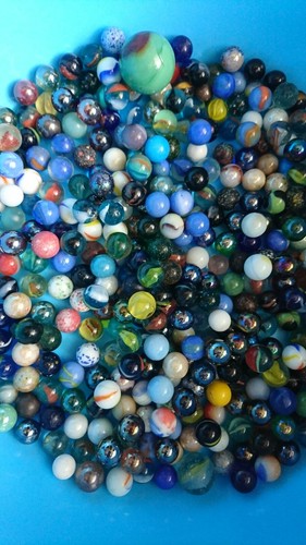 Biglie palline vetro vintage - palline,