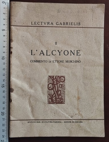 Gabriele annunzio alcyone - gabriele, l'alcyone