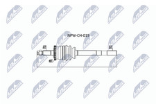NTY NPW-CH-019 Drive Shaft for