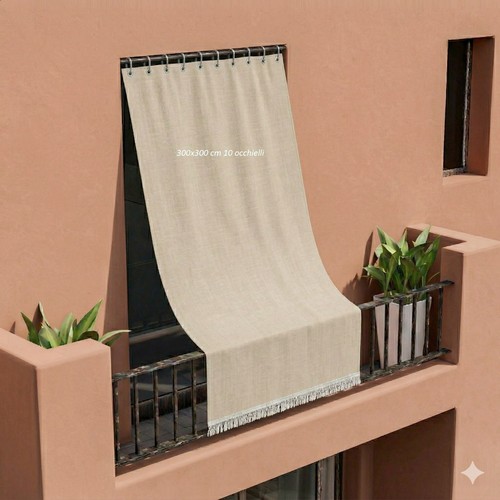 Tenda sole con anelli per - sole,
