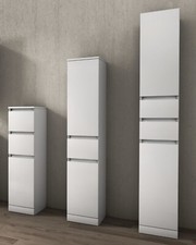 Colonna a terra bianco lucido