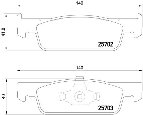 Brembo 059 kit pastiglie - p,