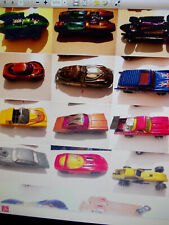 LOTTO STOCK 14 MODELLINI AUTO Hot Wheels + RAMPA PISTA ANNI 80 /90 DA COLLEZIONE