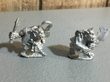 A32218 LOTTO MINIATURE SCONOSCIUTE ORCO PIRATA GUERRIERO 2 PZ FANTASIA DA TAVOLO