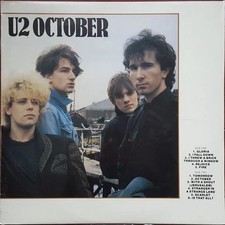 U2 - OCTOBER  - LP GEMA 1981