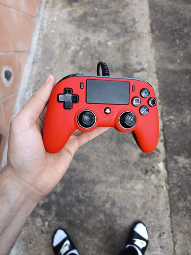 Controller nacon ps4 red - controller,