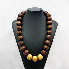 Collana in legno da uomo boho