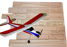 Kit aereo radiocomandato apertura alare 36" Baby Sport Trainer taglio laser balsa e ply kit corto