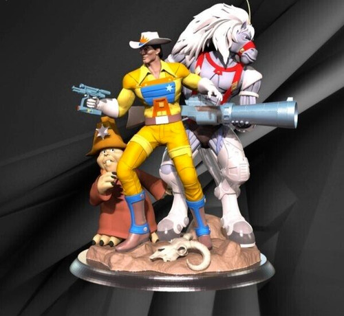 Bravestarr 30cm resina - 1/8,
