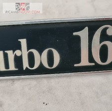 SIGLA MODELLO TURBO 16V -