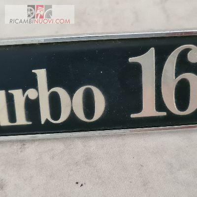 Sigla modello turbo 16v - modello,