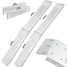 2x AREBOS Rampa Pieghevole in