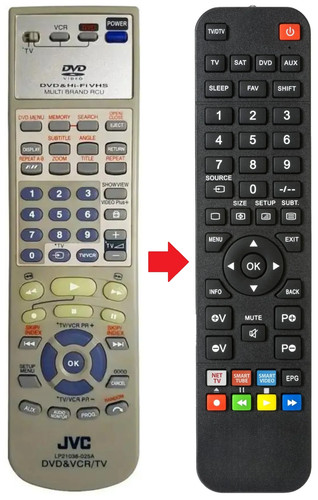 Telecomando adatto per - , jvc