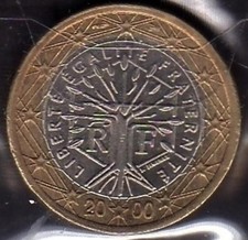 E319 moneta coin francia 1 - coin, francia: