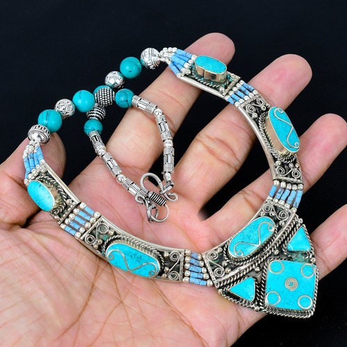 Collana turchese argento