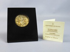 Bronze Medal Sculpture Signed