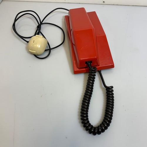 Telefono vintage telcer rosso - vintage,