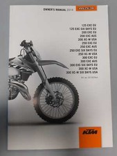 Owner's manual 2014 KTM 125