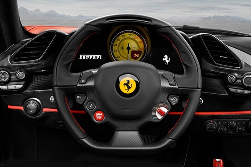 Ferrari 488 pista cockpit - ferrari,