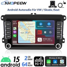 Per VW Touran 1T1 1T2 1T3 2003-2010 Android Radio Apple Carplay GPS fotocamera SWC