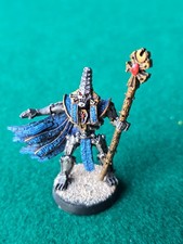 Warhammer 40k Necron Lord 1997 Citadel Necronlord Citadel OOP Metal Painted [1]