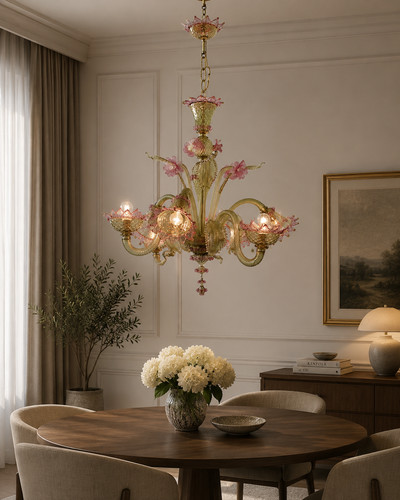 Lampadario anni 1960 murano - lampadario,