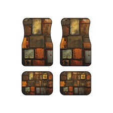 Rustic Vintage Car Mats - Set