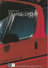 BROCHURE PONTIAC Trans Sport - 1991  - english/français