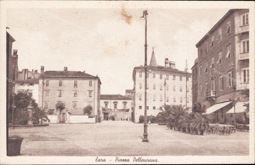 Ao65 cartolina zara piazza - zara,